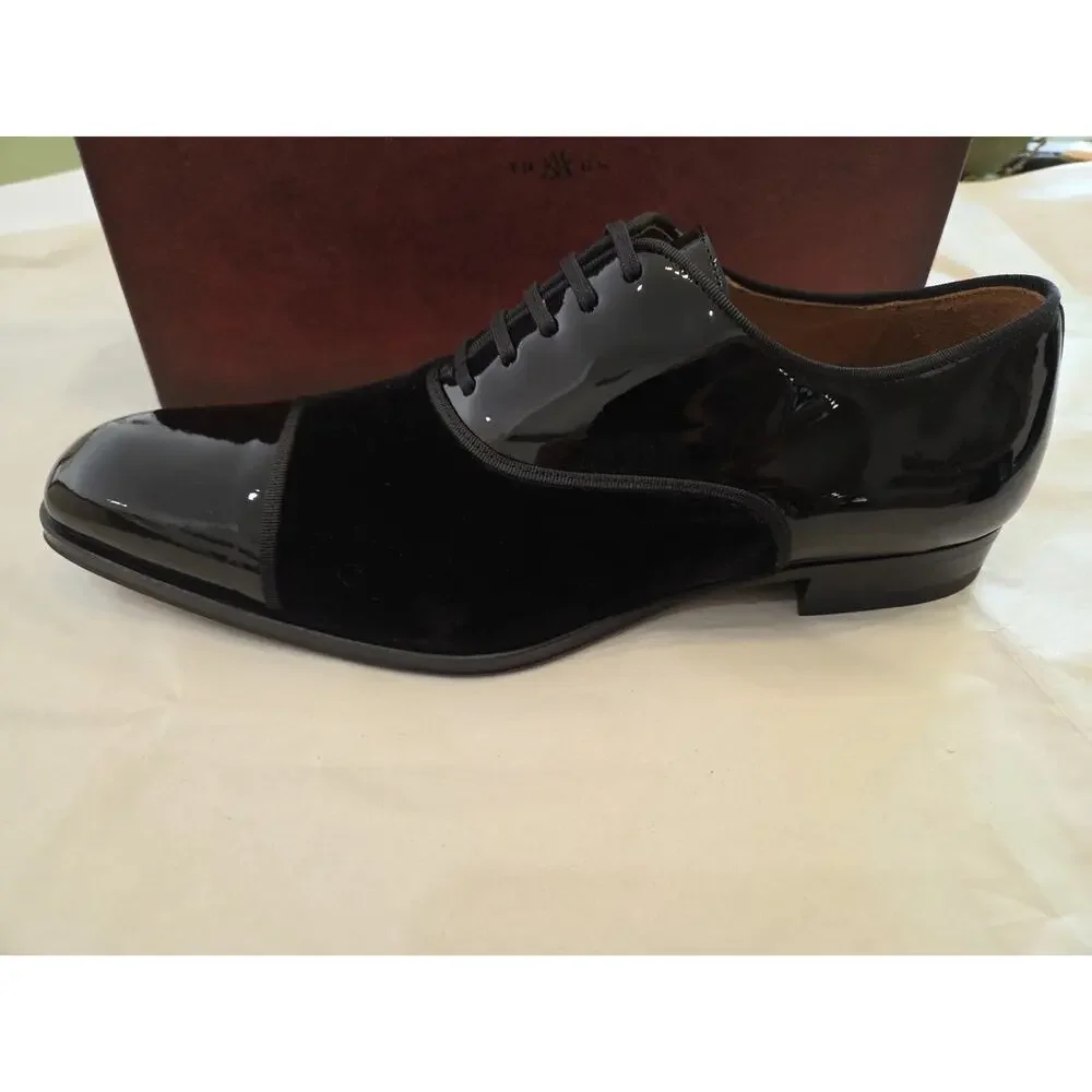 Mezlan 9265 Made In Spain Pio Black FormalTuxedo Lace Up (10.M) - Picture 6 of 13